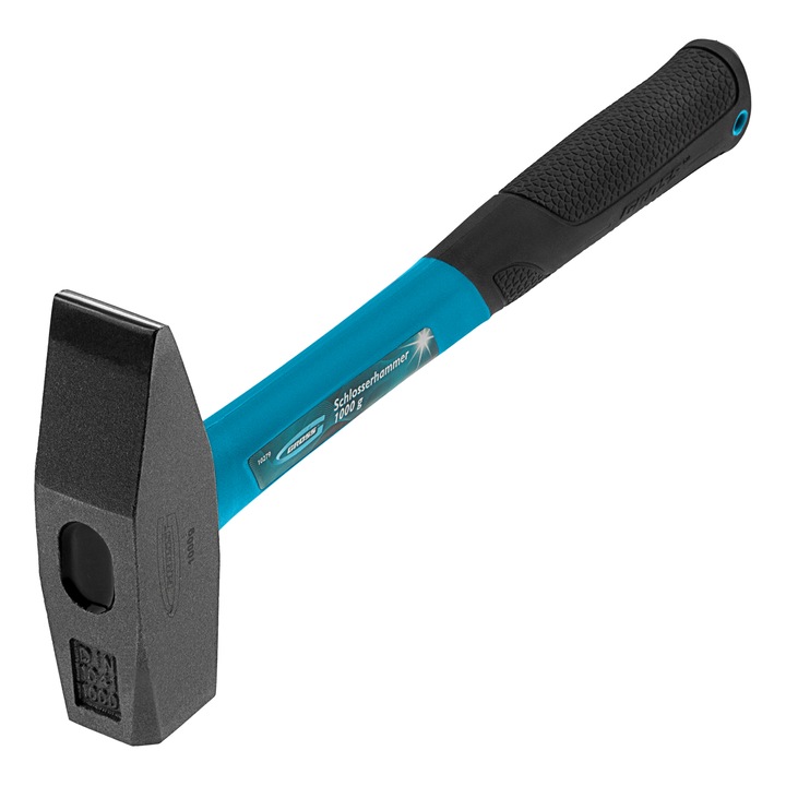 Чук GROSS, 1000 g, квадратно чело, дръжка фибростъкло гумирана