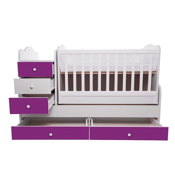 hostess Admission fee Unforgettable Patut bebe modular 3 in 1, Douceur, violet, 0- 12 ani pal - eMAG.ro
