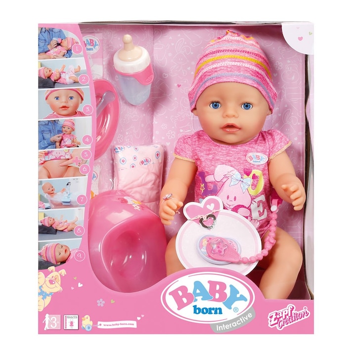 Кукла Zapf Creation Бейби Борн - Бебе с Аксесоари Момиче