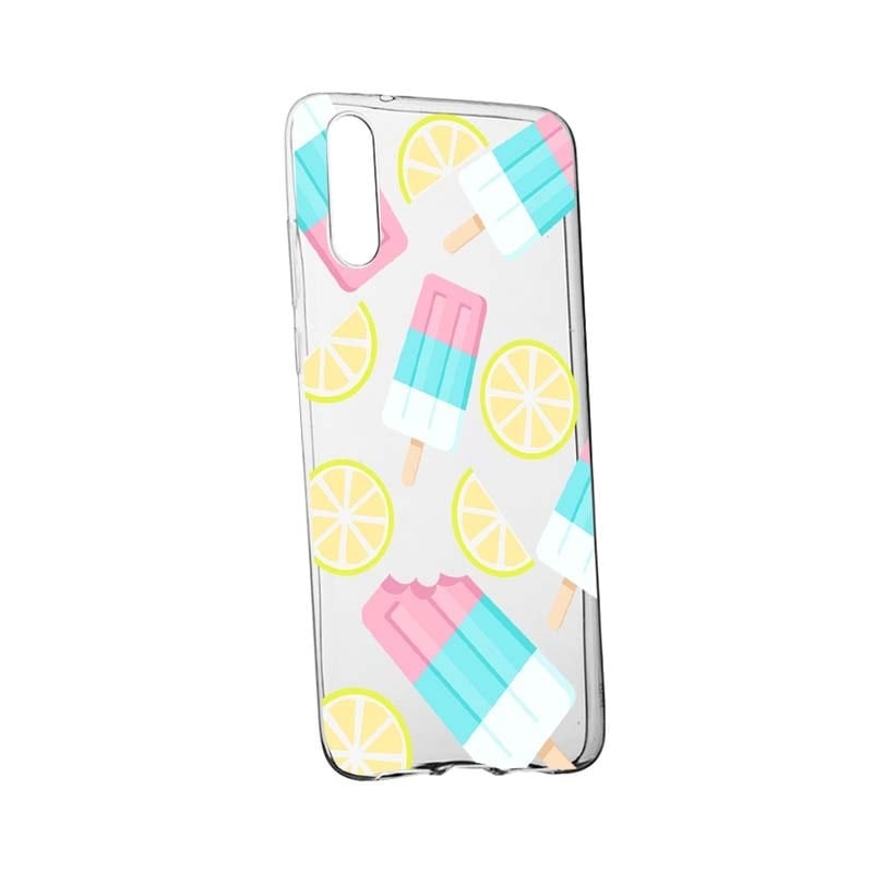 Husa pentru Samsung Galaxy A50, Ice Cream, 65, din silicon premium, rezistenta la uzura, anti-alunecare