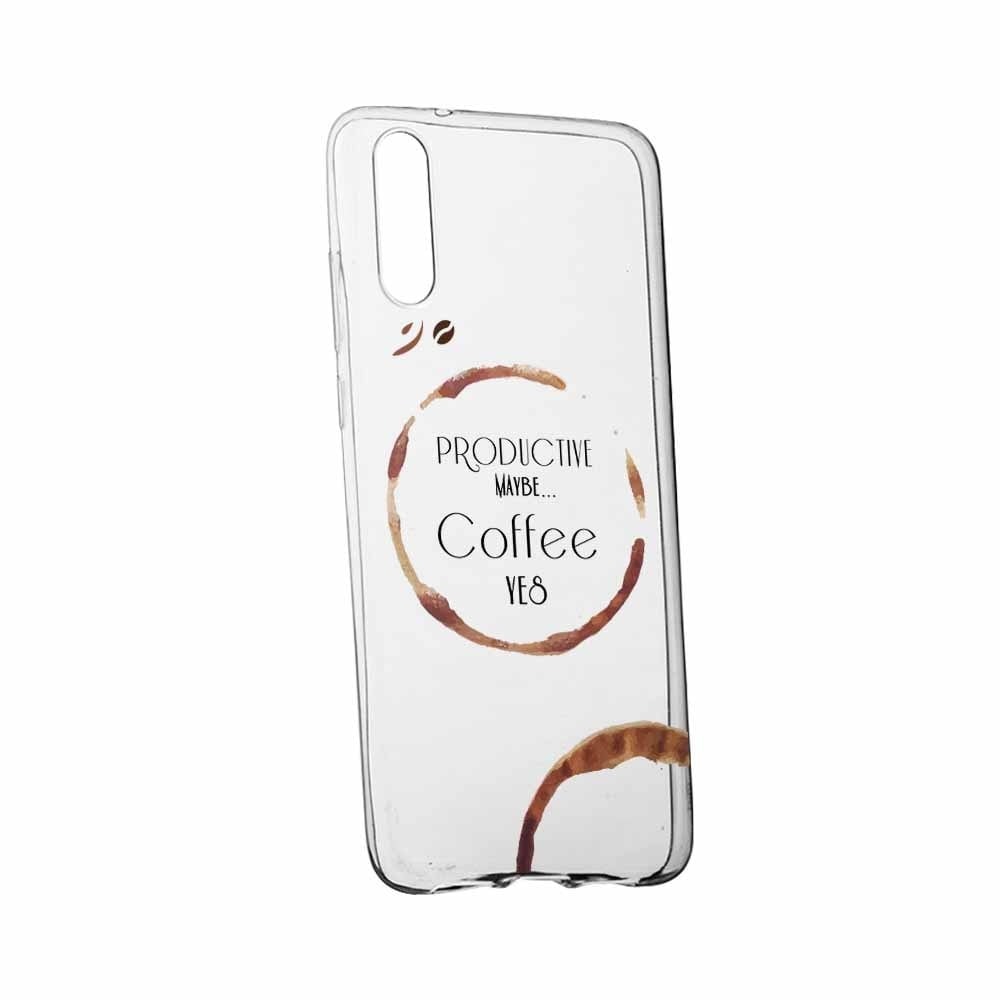 Husa pentru Samsung Galaxy A50, Coffee, 33, din silicon premium, rezistenta la uzura, anti-alunecare