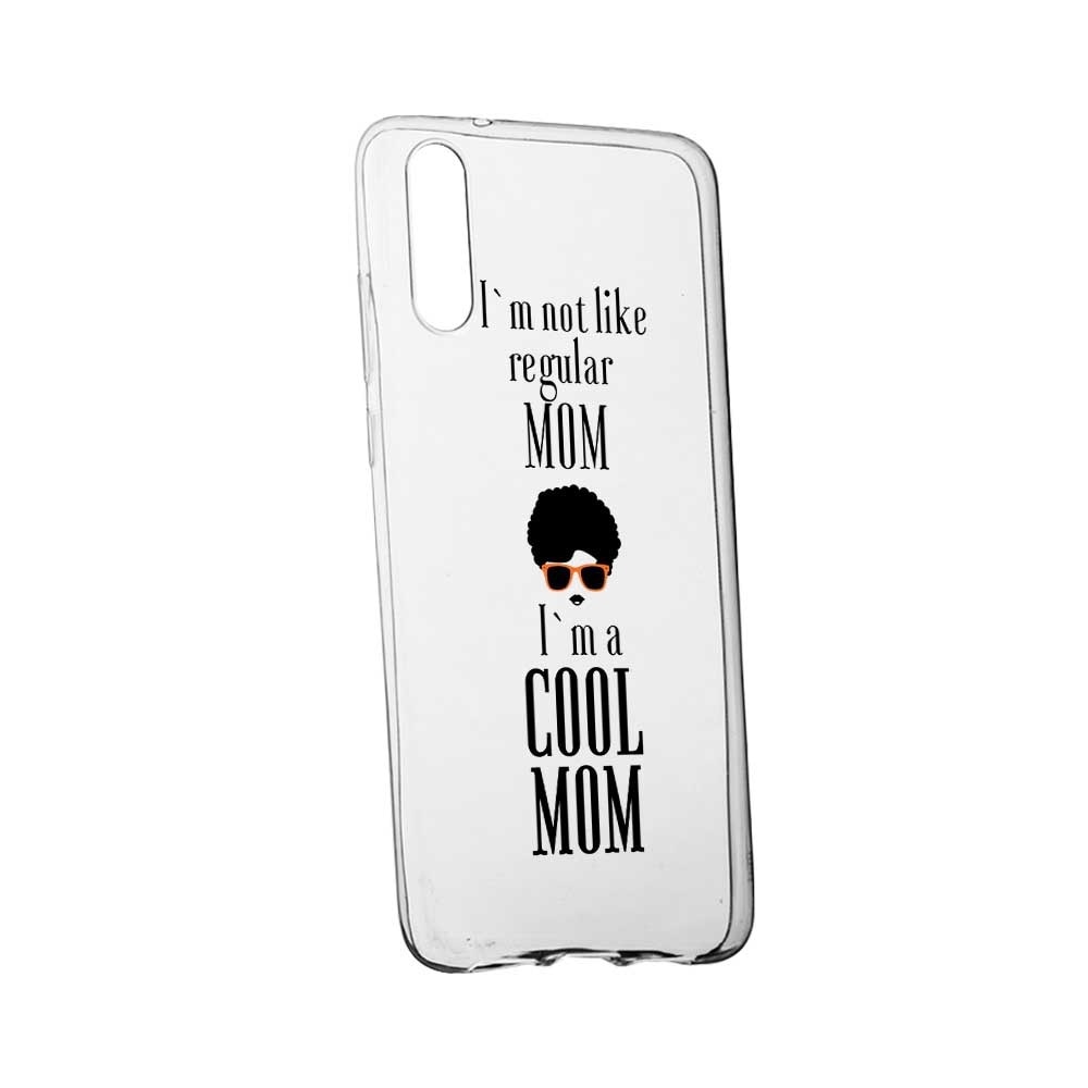 Husa pentru Samsung Galaxy A70, Cool Mom, 19, din silicon premium, rezistenta la uzura, anti-alunecare