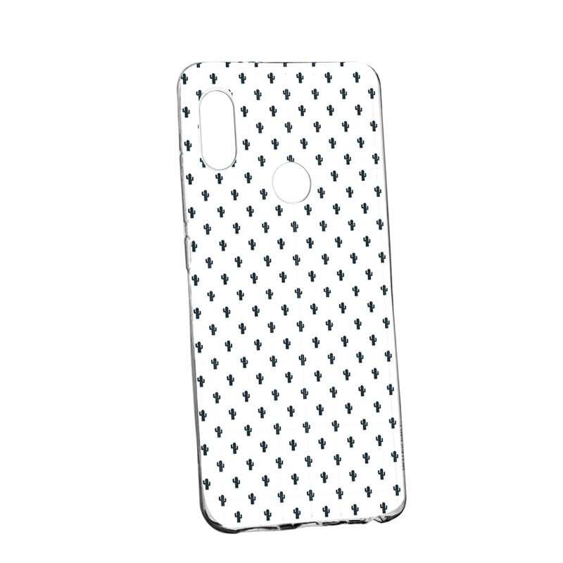 Husa pentru Xiaomi Mi A2 Lite / Redmi 6 Pro, Little Cactus, 83, din silicon premium, rezistenta la uzura, anti-alunecare