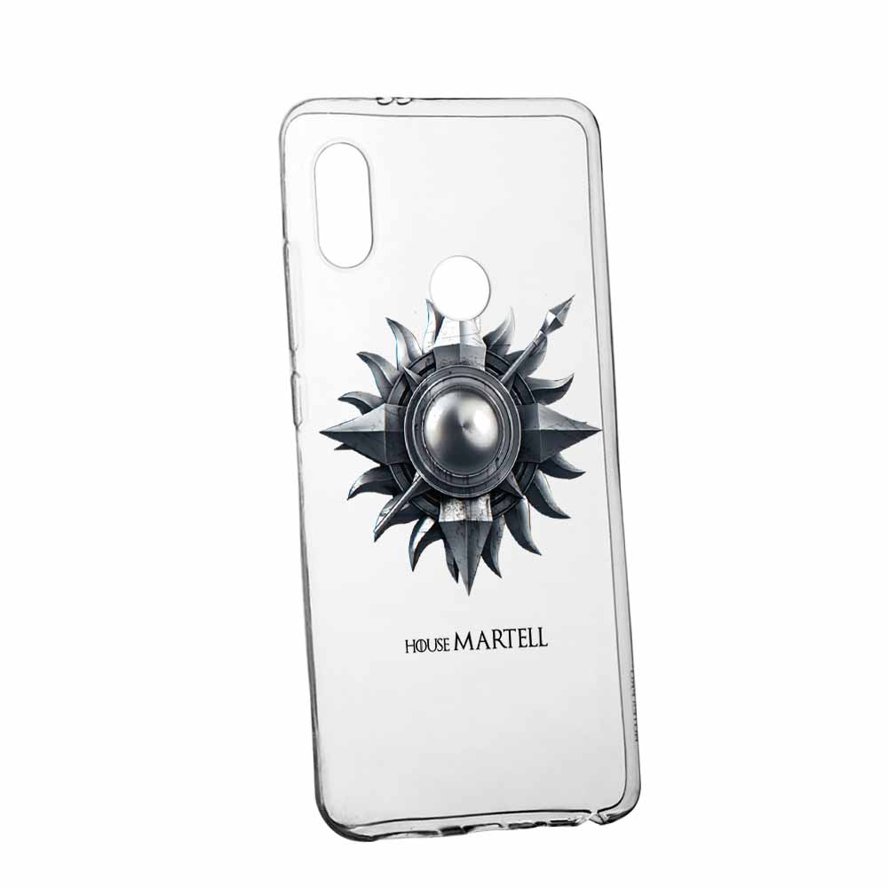 Husa pentru Xiaomi Mi A2 Lite / Redmi 6 Pro, GOT House Martell, 26, din silicon premium, rezistenta la uzura, anti-alunecare