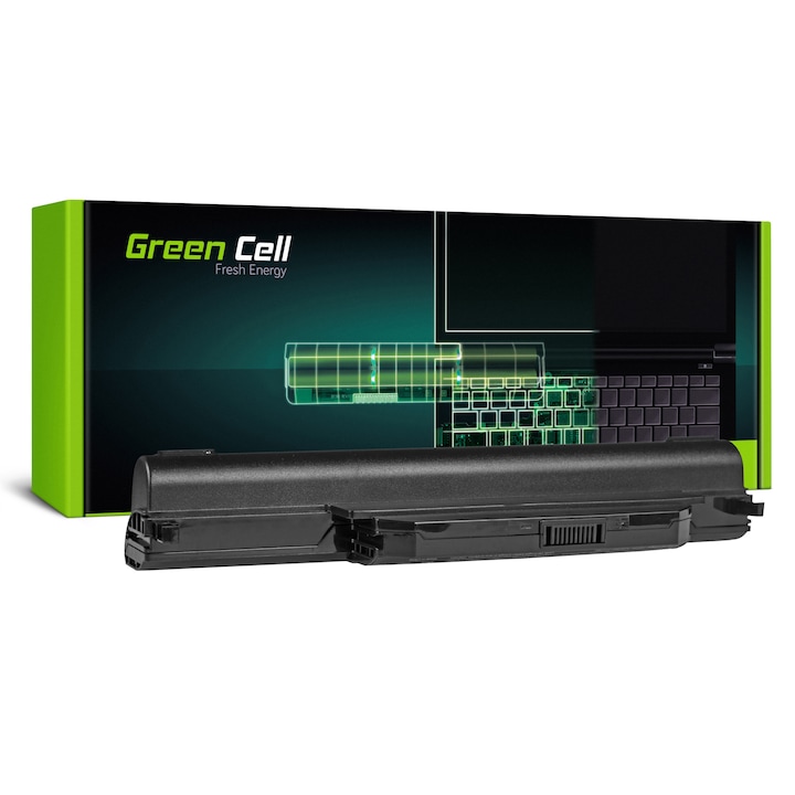 Батерия за Asus K55VD F75 X45 F55 A75 X75A R700 X55A R704 (6600mAh 10.8V) Green Cell