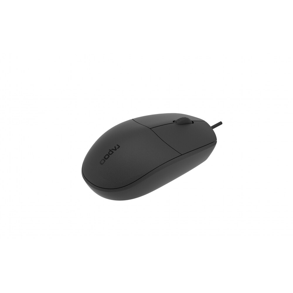 Mouse optic wireless RAPOO N100, USB, Negru
