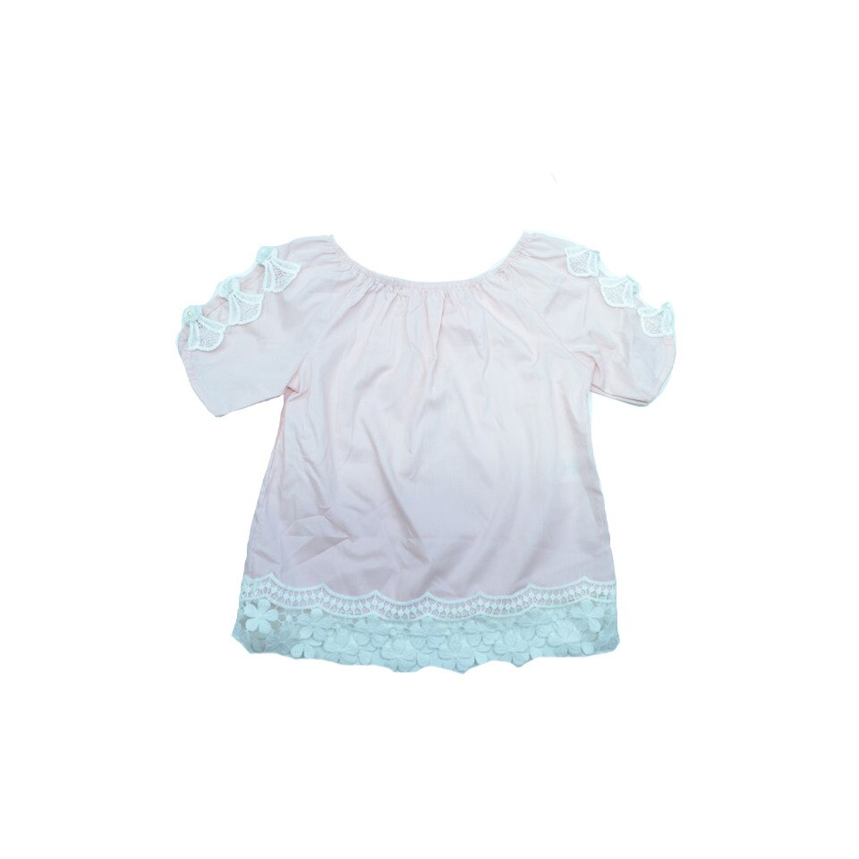 Tricou cu maneca scurta fetite Happy House 8544-R, Multicolor