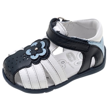 Sandale fetite Chicco Guenda, piele bleumarin, 61471, Albastru Sandale fetite Chicco Guenda, piele bleumarin, 61471, Albastru