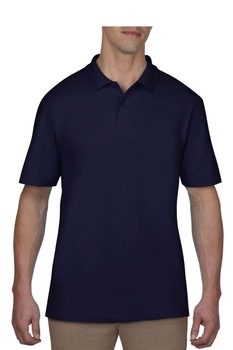 Tricou Polo barbati, 100% Bumbac, Anvil, Bleumarin Tricou Polo barbati, 100% Bumbac, Anvil, Bleumarin