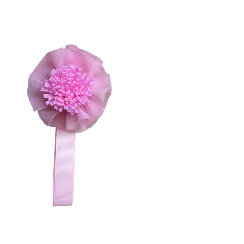 Magnet perdea organza - roz