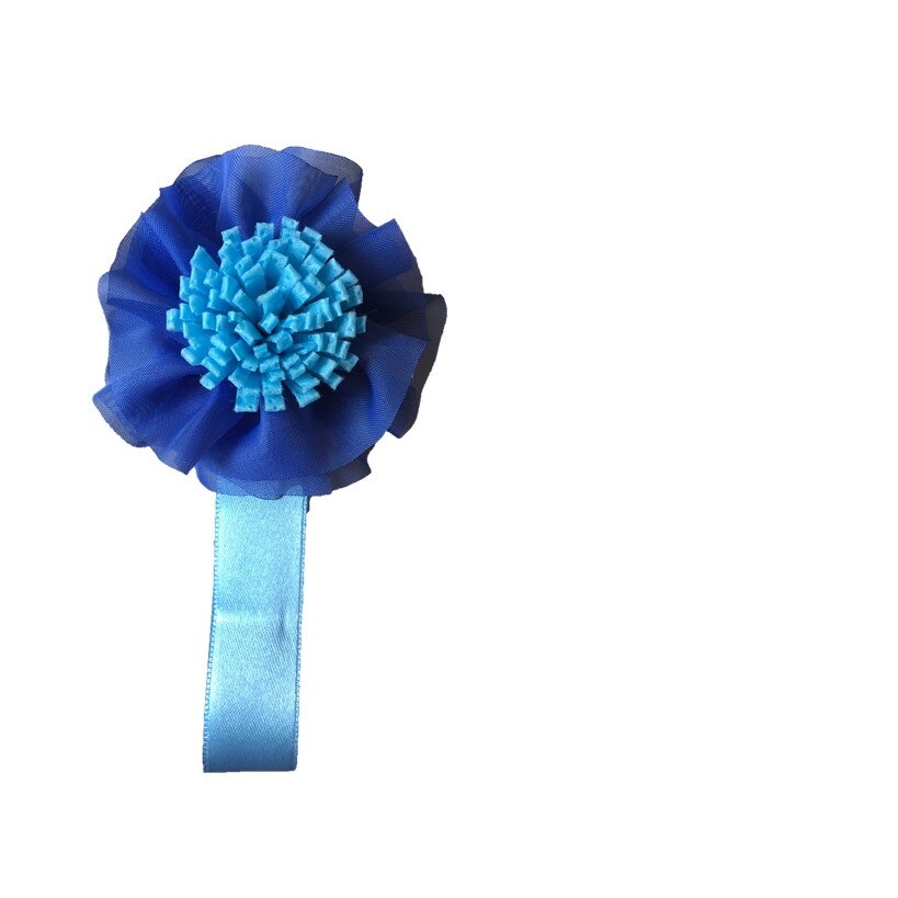 Magnet perdea organza - albastru