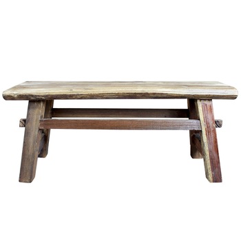 Bancheta din lemn masiv, vidaXL, Maro Bancheta din lemn masiv, vidaXL, Maro