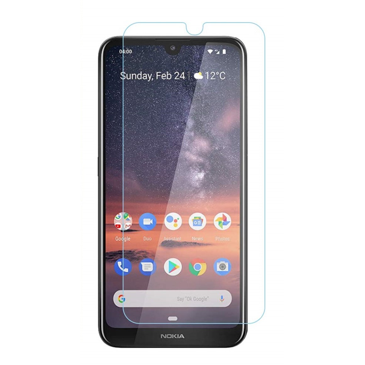 Folie sticla securizata 9H transparenta, Nokia 3.2 (2019)