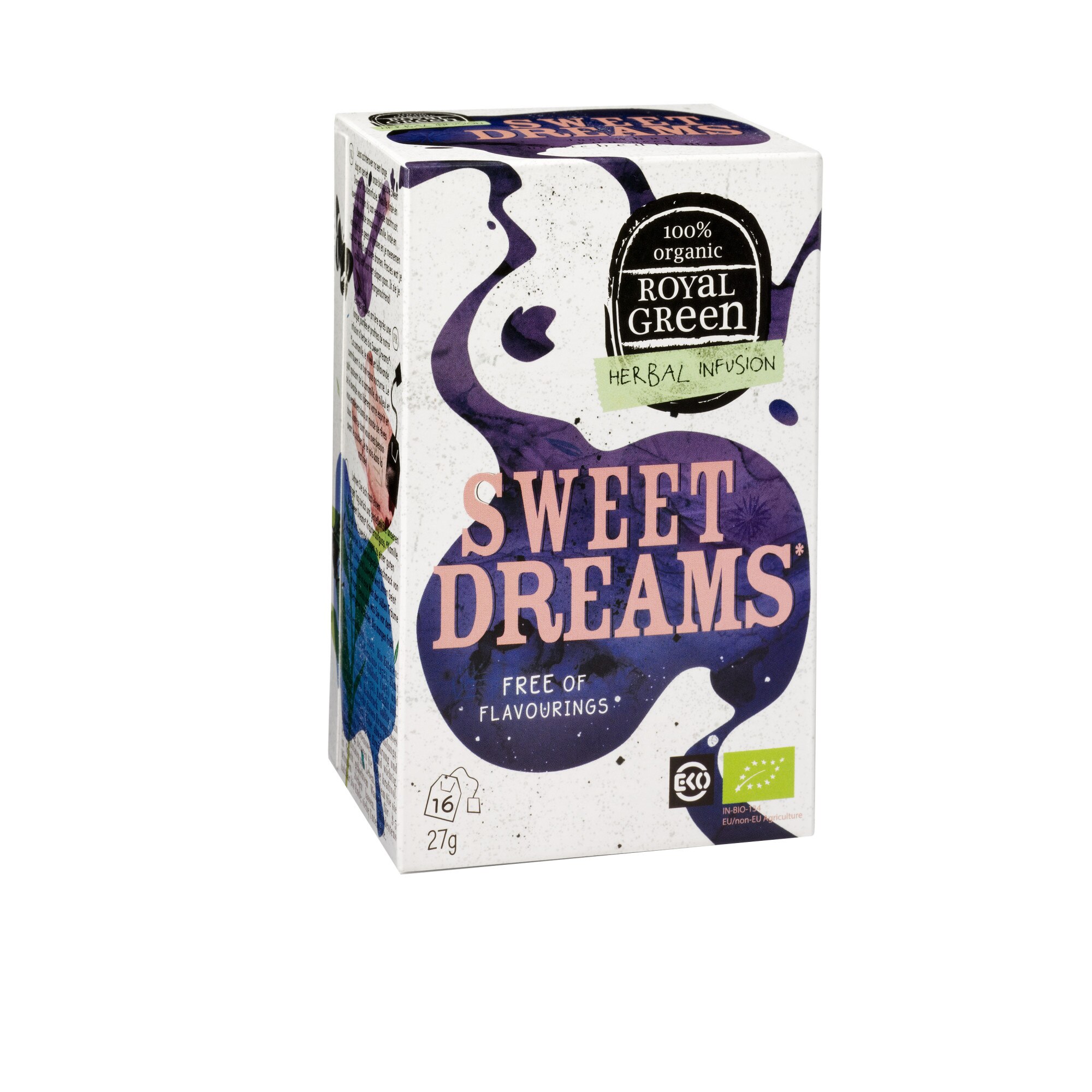 Ceai ecologic Sweet Dreams, Royal Green, 27 gr, 16 plicuri
