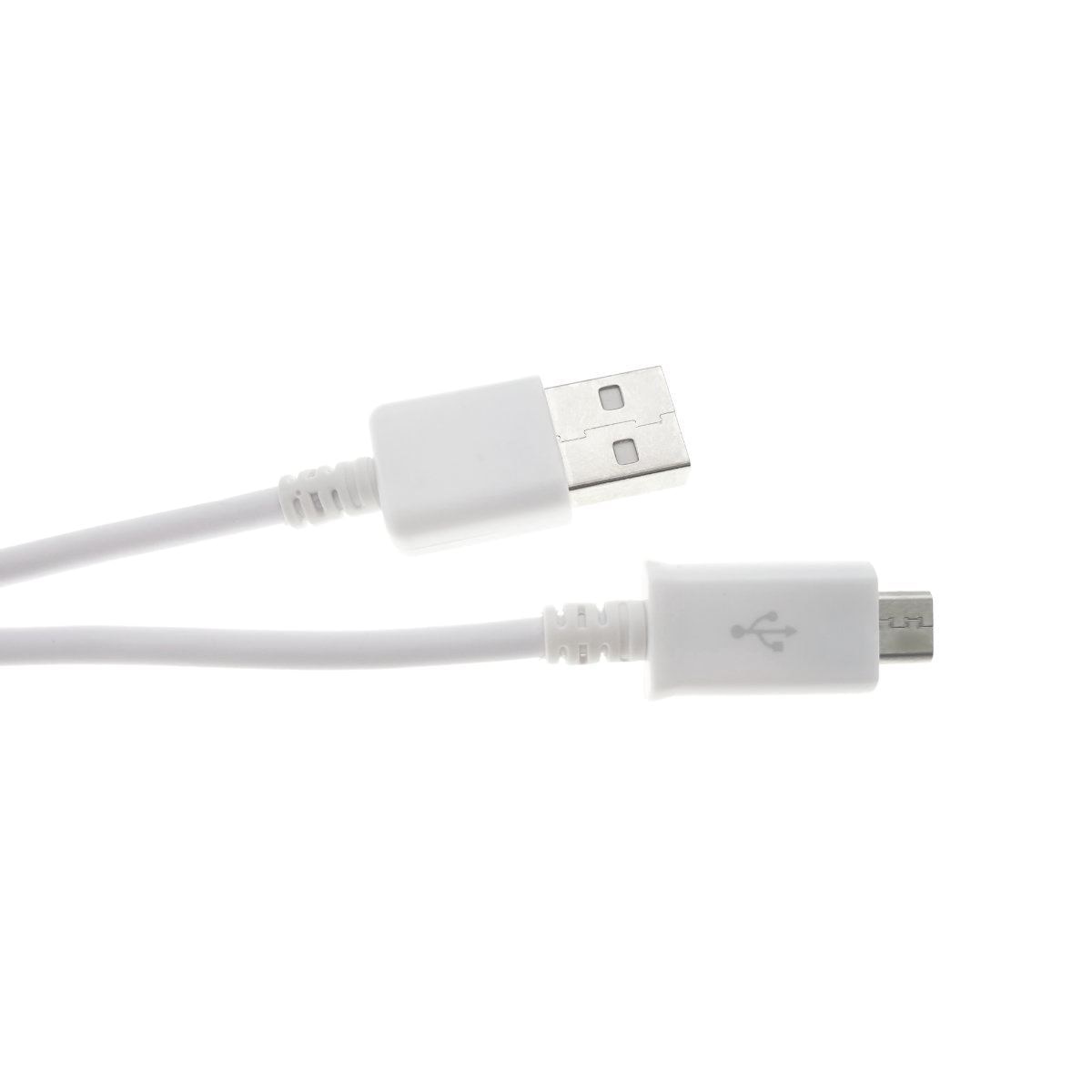 Cablu USB 2.0 la microUSB , invelis PVC , 85cm , alb