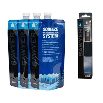 Set 3 pungi de 1litru, SAWYER SP113, din material plastic Set 3 pungi de 1litru, SAWYER SP113, din material plastic