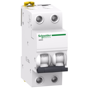 Intrerupator automat modular Schneider Electric iK60 2P 20A Intrerupator automat modular Schneider Electric iK60 2P 20A