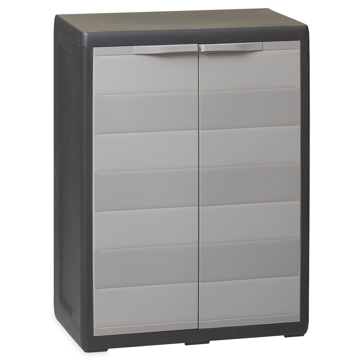 Dulap de depozitare pentur gradina cu 1 raft, vidaXL , Multicolor, 65 x 38 x 87 cm