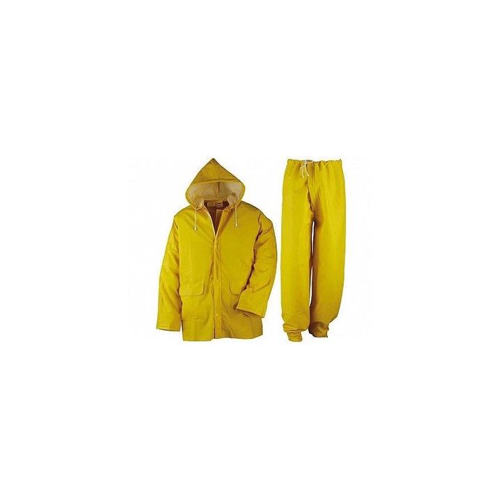 Защитен костюм, водоустойчив Kapriol, жълт, размер XL