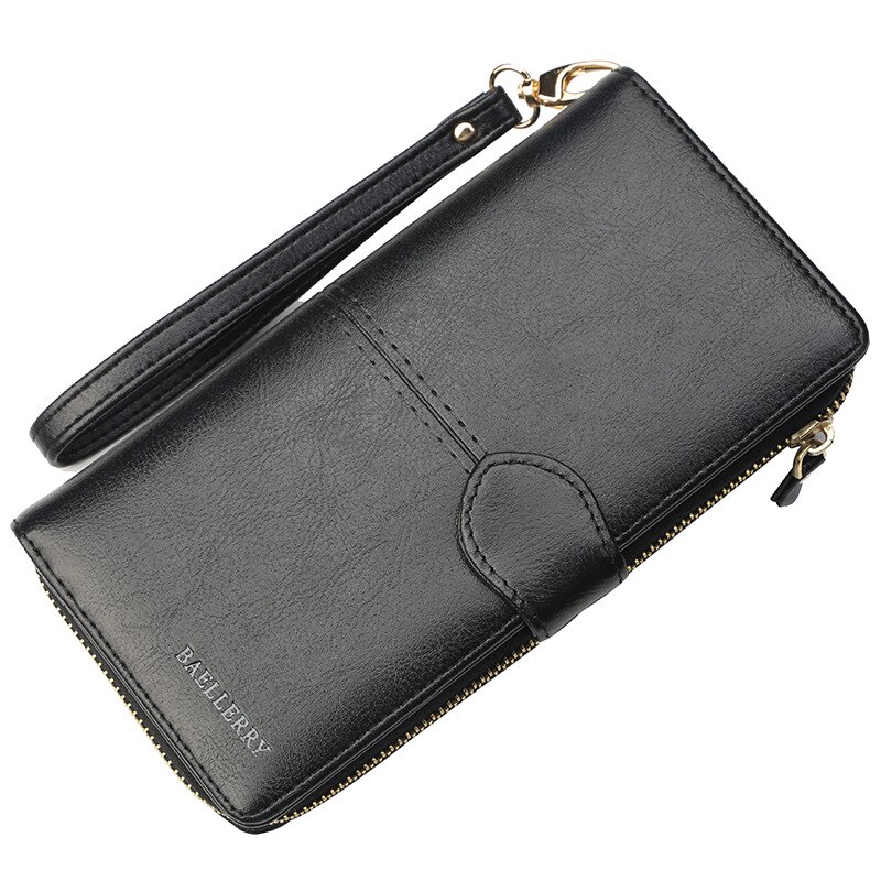 Portofel dama Baellerry , RM-753 ,Negru, Piele