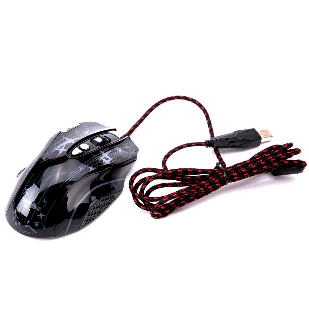 Mouse Gaming Royal WB-912, 2400 DPI, Negru