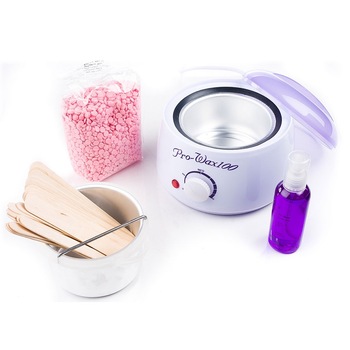 Set epilare complet cu incalzitor ceara ProVax SEP100, Ceara refolosibila granule roz 500g, ulei dupa epilat Set epilare complet cu incalzitor ceara ProVax SEP100, Ceara refolosibila granule roz 500g, ulei dupa epilat