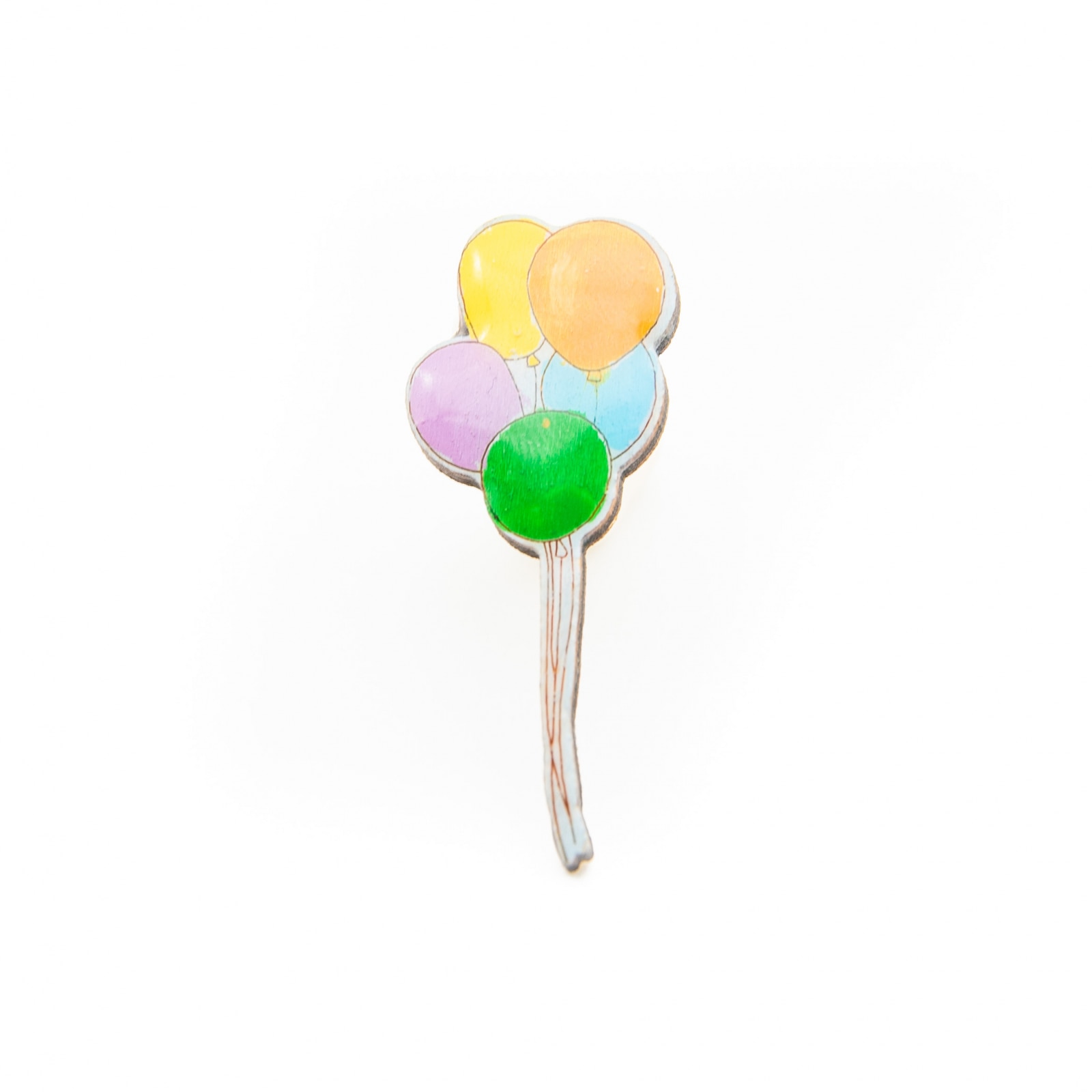 Brosa LEMN Buchet Baloane 513, 50mm, Multicolor