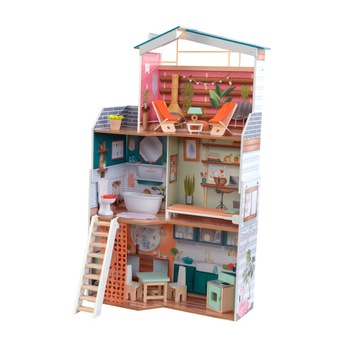 Casuta pentru papusi Marlow Dollhouse with EZ Kraft™ Assembly Kidkraft Casuta pentru papusi Marlow Dollhouse with EZ Kraft™ Assembly Kidkraft