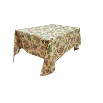Fata de masa pentru living si bucatarie CASA GINO , bumbac 100%, 150X160, masa 6 persoane, model India Fata de masa pentru living si bucatarie CASA GINO , bumbac 100%, 150X160, masa 6 persoane, model India