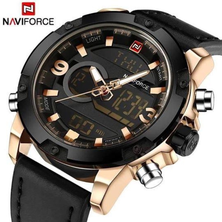 Мъжки часовник Naviforce black/gold