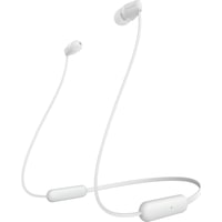 Casti SONY WIC200W, Bluetooth, In-Ear, Microfon, Autonomie baterie 15 ore, Alb