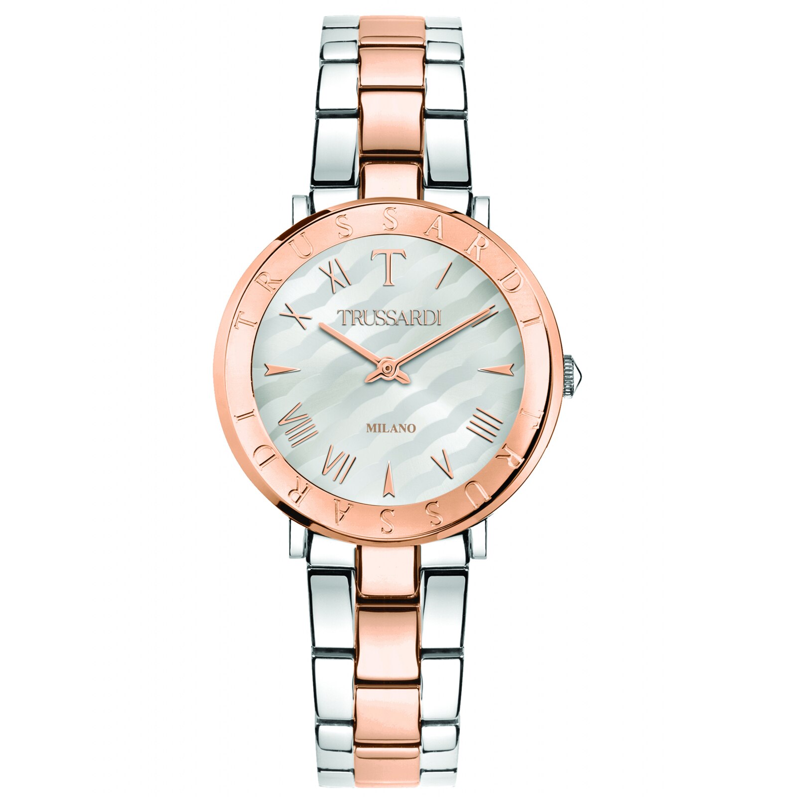 Ceas dama Trussardi R2453115507 Quartz Argintiu, Rose gold