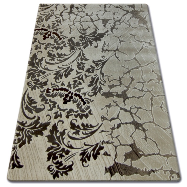 Dywany Łuszczów Akril florya szőnyeg 0214 cream/caramel, 80x150 cm