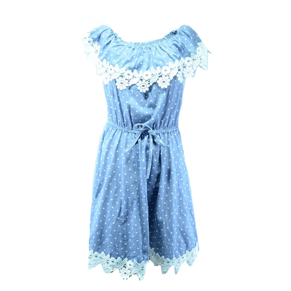 Rochita pentru fete Happy House 19156-AL, Albastru, 152