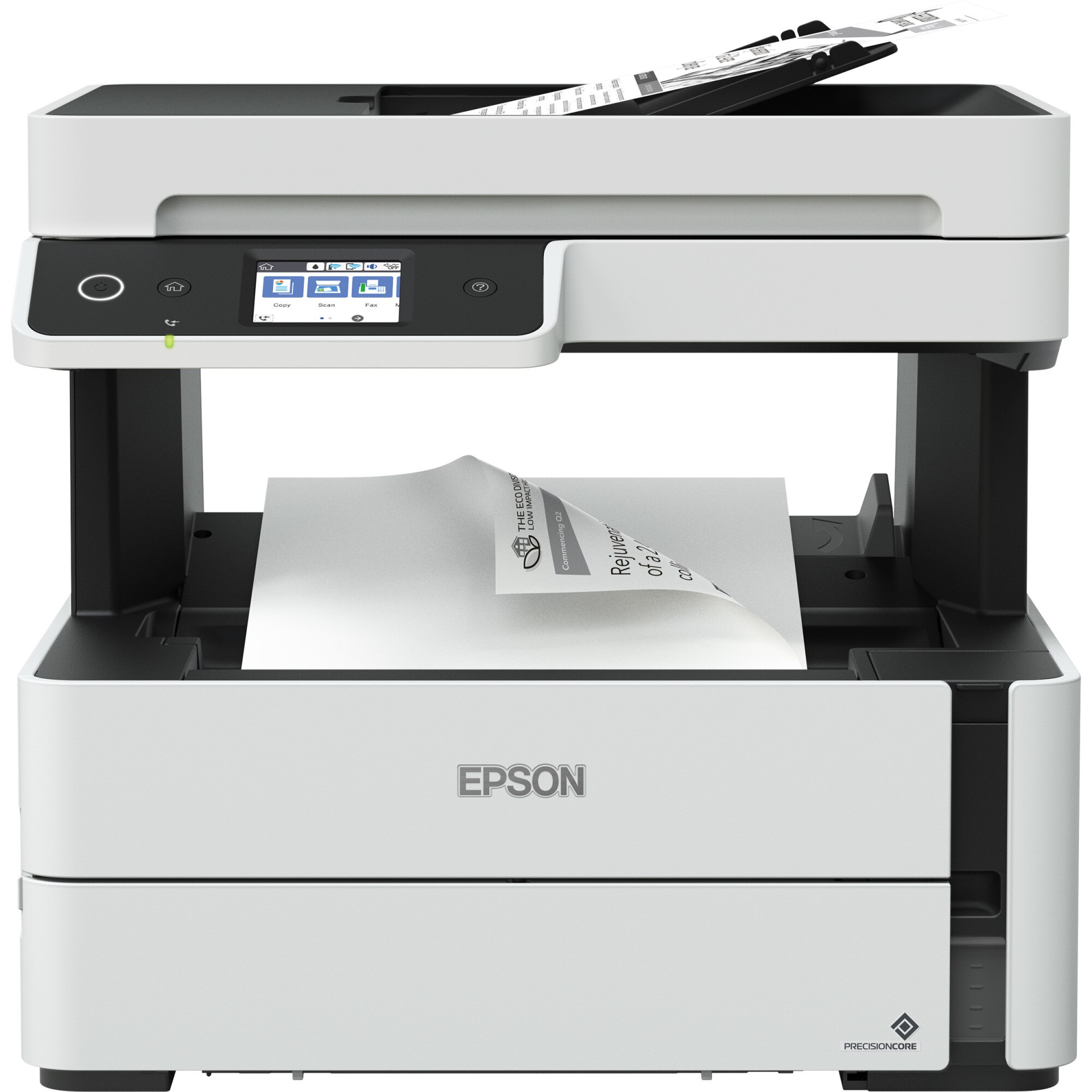 Multifunctional inkjet monocrom CISS Epson EcoTank M3170, Duplex, ADF, Wireless, Retea, A4