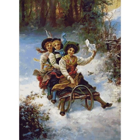 Goblen Cu Diagrame Color Top Goblen Model La Sanius Panza Zweigart 64 Culori 30x41 3 Cm Emag Ro