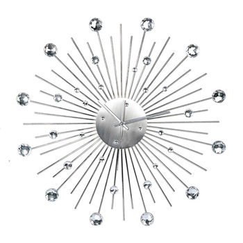 Ceas de perete cu cristale, diametru 50cm Ceas de perete cu cristale, diametru 50cm