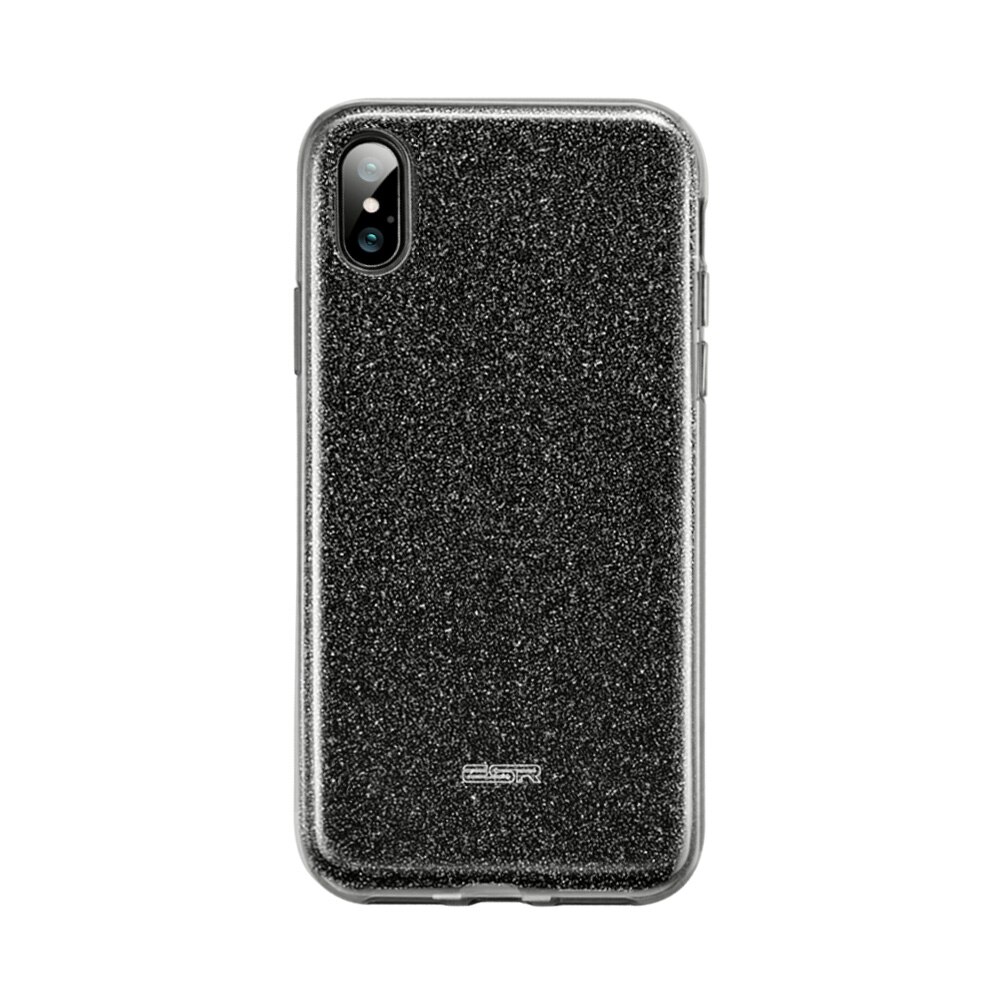 Carcasa ESR Makeup Glitter iPhone XS Max, Black