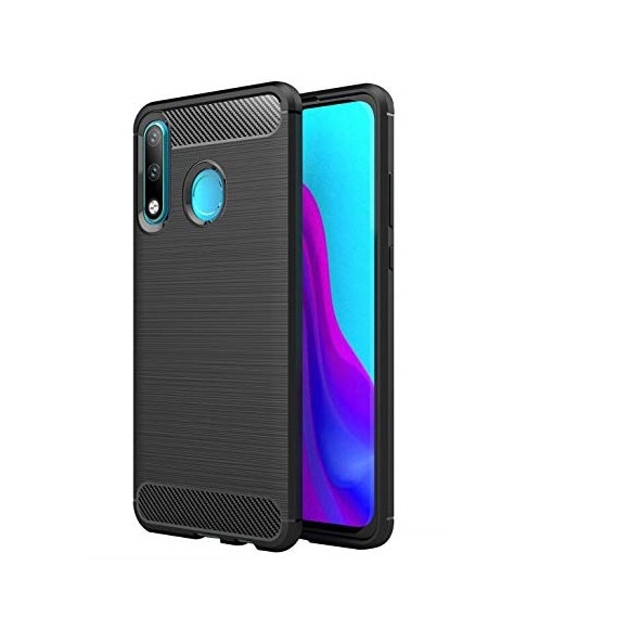 Husa de protectie Carbon Huawei P30 LITE, Black