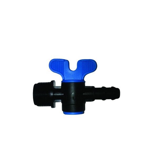 Set 2 buc robineti mixt 16x3/4 fe, culoare negru, din polietilena