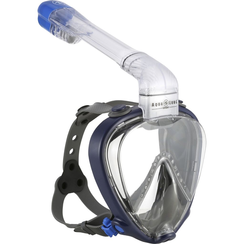 Masca snorkeling pentru adulti, marimea S, Aqualung Smart Snorkel, gri