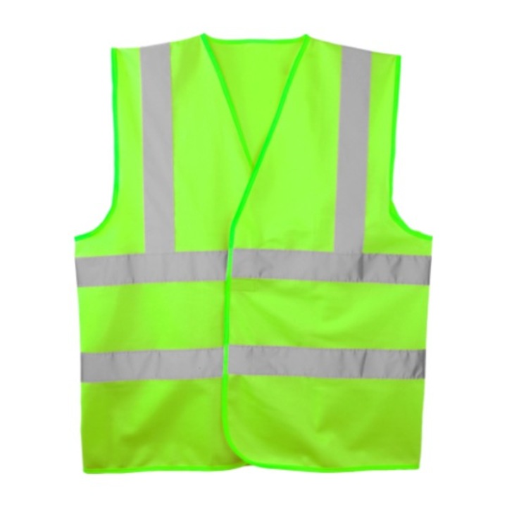 Vesta de semnalizare curte, 70262, verde, Marimea XL