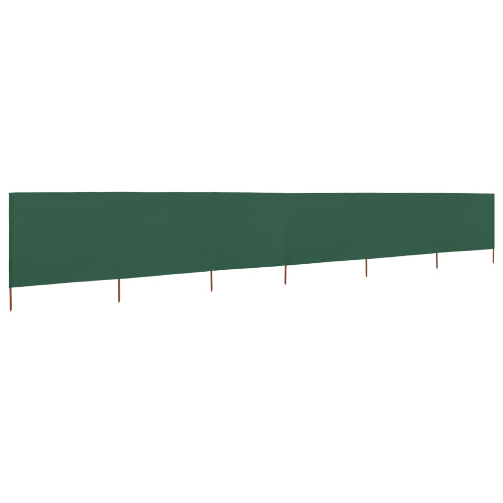 Paravan antivant lateral, vidaXL, 800x80 cm, Verde