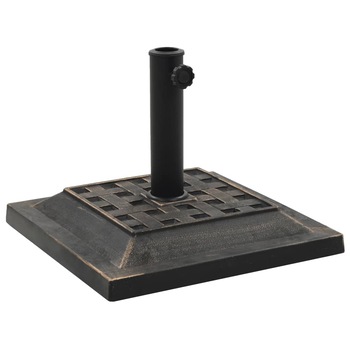 Suport umbrela de soare, vidaXL, Rasina sintetica, Gri, 44 x 33 cm Suport umbrela de soare, vidaXL, Rasina sintetica, Gri, 44 x 33 cm