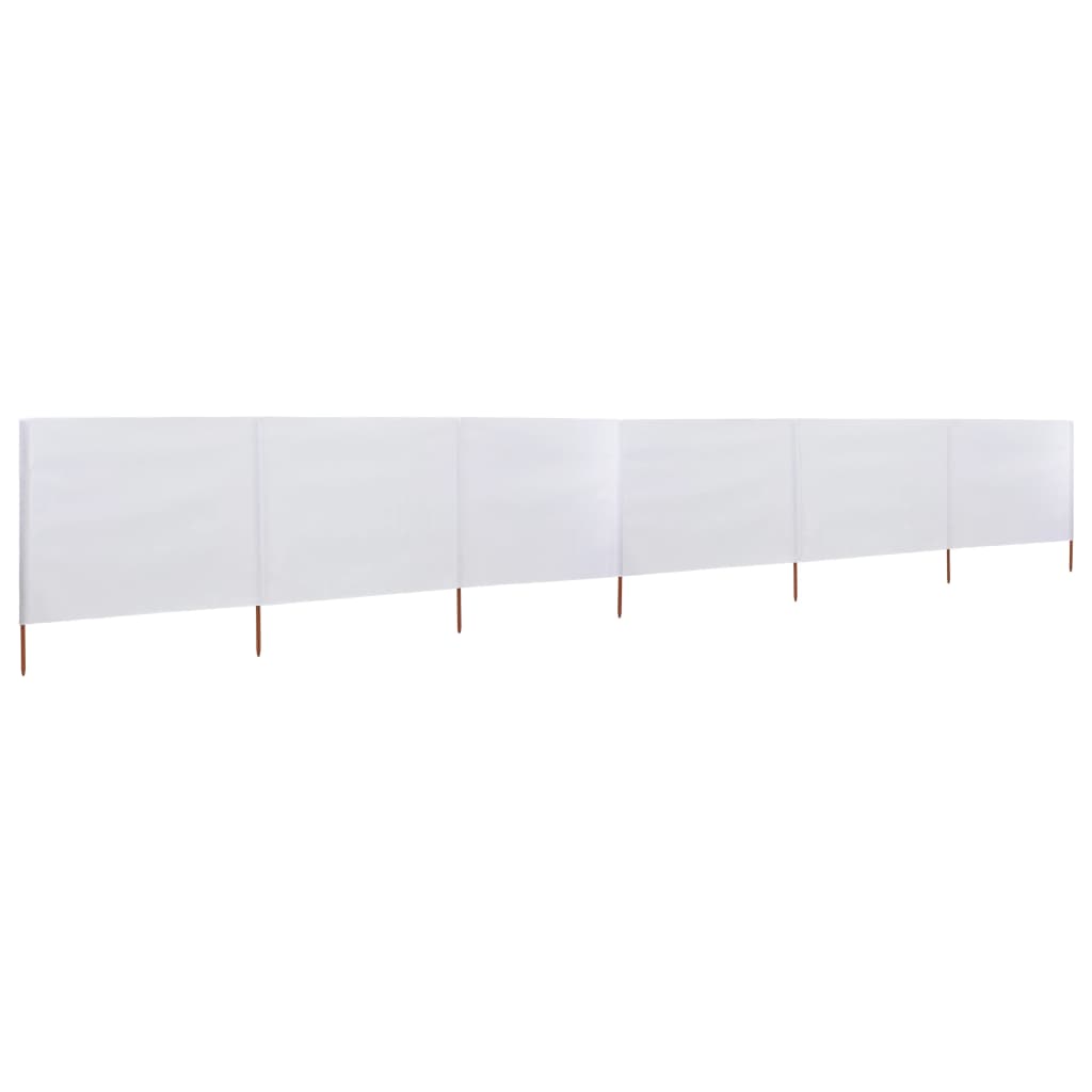 Paravan antivant lateral, vidaXL, 800x80 cm, Alb