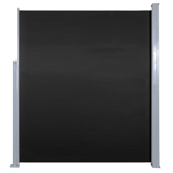 Copertina laterala pentru terasa, vidaXL, 160 x 500 cm, Negru