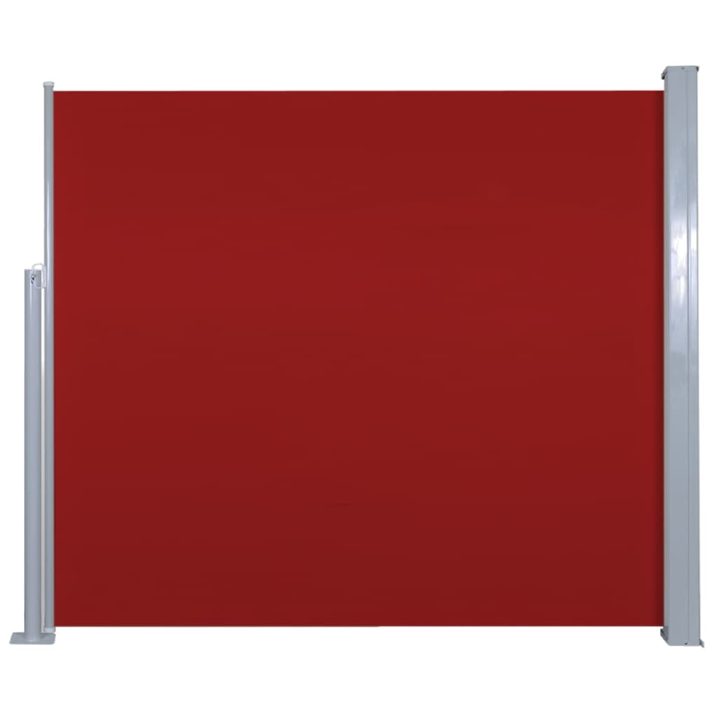 Copertina laterala retractabila, vidaXL, Tesatura, 120 x 300 cm, Rosu