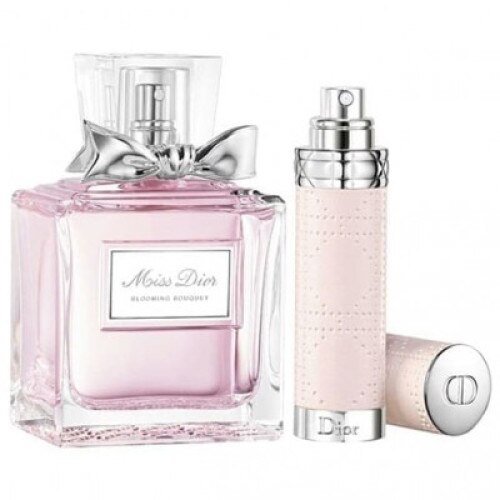 Set Apa de toaleta Christian Dior Miss Dior Blooming Bouquet Eau de Toilette 75ml + Eau de Toilette 10ml, Femei, 75 ml