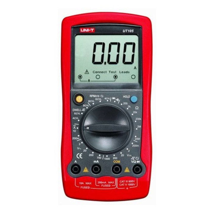 Aparat de masurat, UNIT, UT-105 VAC/VDC, ADC, OHM, RPM