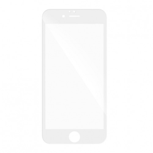 Folie de protectie pentru ecranul telefonului iPhone 8+ , Qoltec , 6 D , alb tansparent